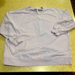 Lululemon light purple crew neck. Worn once. Super comfy!